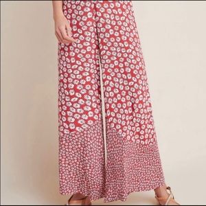 Anthropologie Annalee Daisy Wide Leg Pants